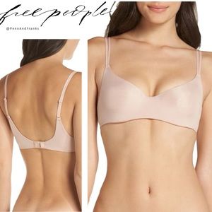 Free People Nude Zoey Underwire Bra NWT 34B